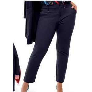 CAbi Cropped Ankle Pants in Navy